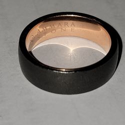 Tantalum and 14k Rose Gold Ring 7.5
