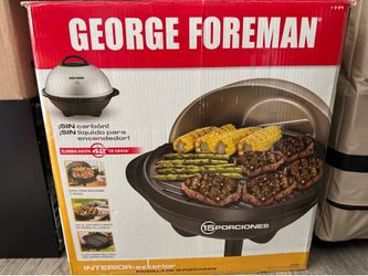 George Foreman Silver Electric Grill