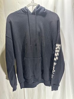 Hanes EcoSmart Kiss Hoodie Black Sz L