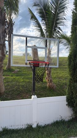 Basketball hoop 54 inch backboard