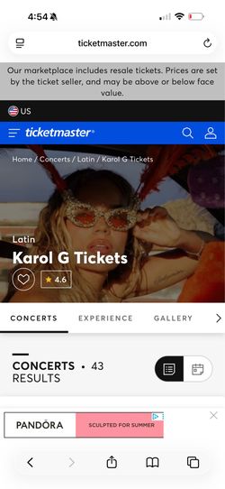 4 Karlo G Tickets @Levis Stadium in Santa Clara,Ca