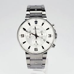 ⭐️⭐️ MOVADO  SE PILOT CHRONOGRAPH SILVER DIAL MEN'S WATCH⭐️⭐️