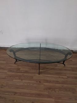 Nice glass coffee table