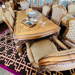 AICO By Michael Amini TUSCANO Dinning Set - GA