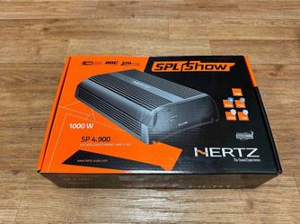 BRAND NEW Hertz SP 4.900 SPL Show Series 4-Channel Amplifier