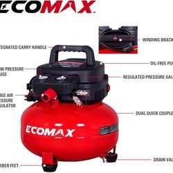 Pancake Air Compressor, 6.0 Gallon, 150 PSI