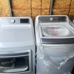 Washer And Dryer Set Stainless   LG Dryer Eletri New 