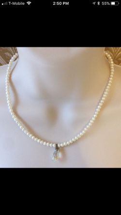14K GF Freshwater Seed Pearl Necklace 17”