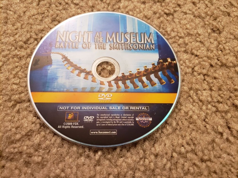 Night at the Museum: Battle of the Smithsonian (DVD, 2009)