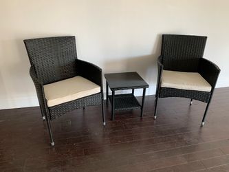 Table and 2 chairs