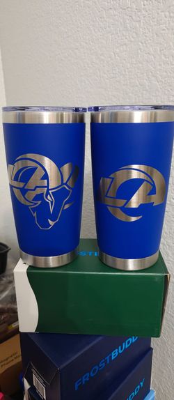 Custom Rams tumblers