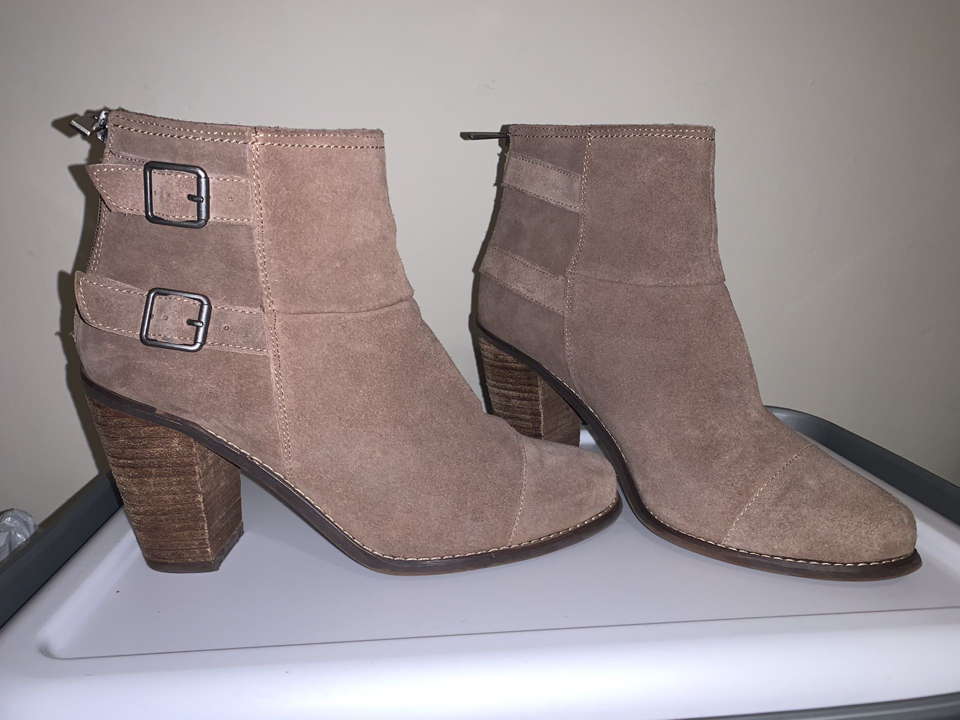 Tan Suede boots
