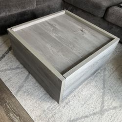 Grey Coffee Table With Storage