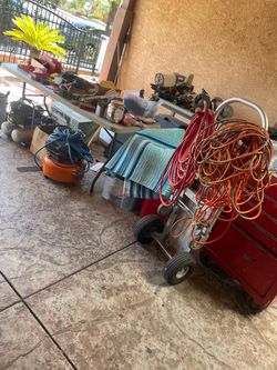 GARAGE CLEANING TODAY lot TOOLS