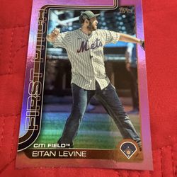 Topps First Pitch Eitan Levine 