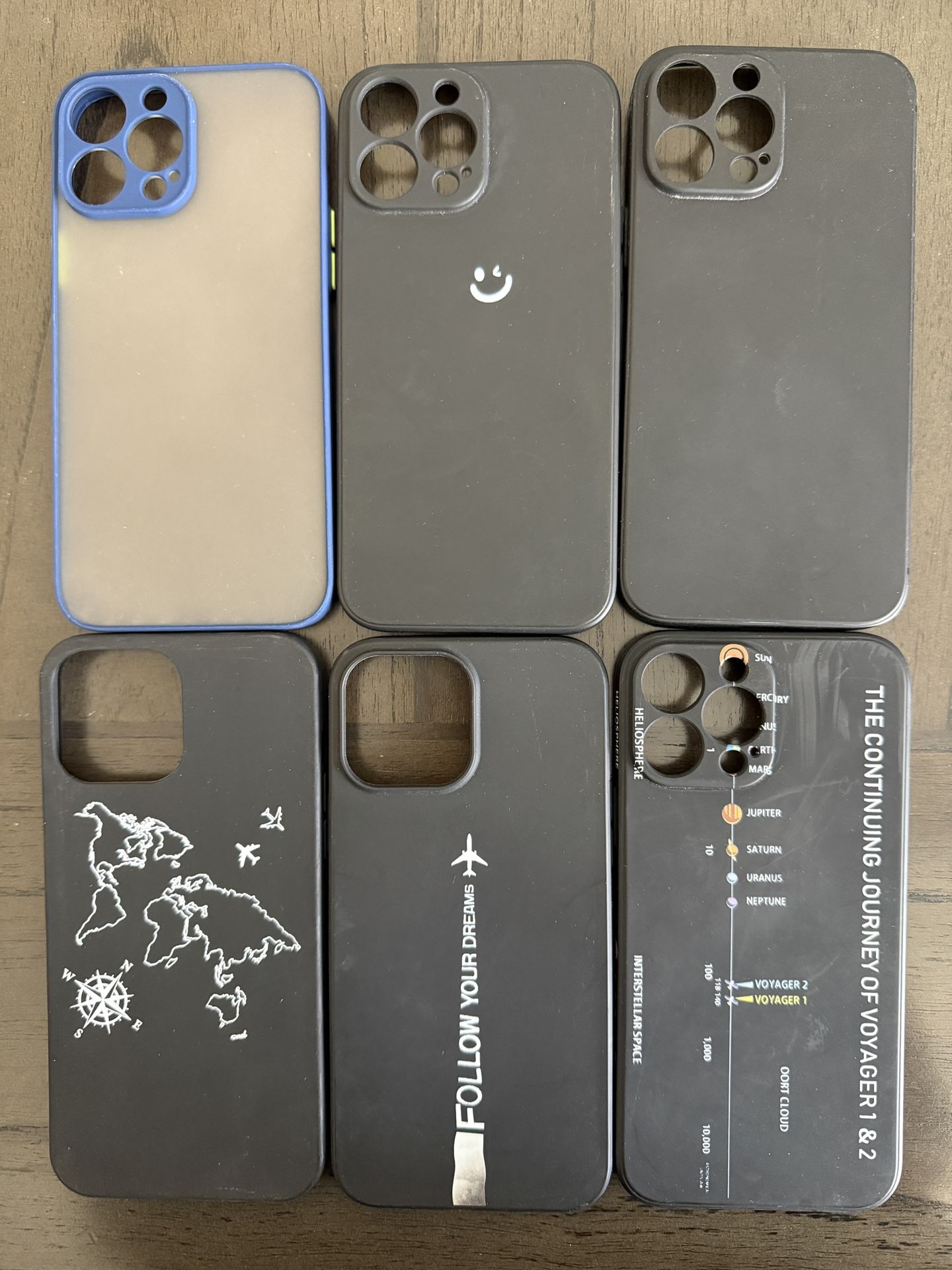 iPhone 13 Pro Max Cases - 6 Pieces