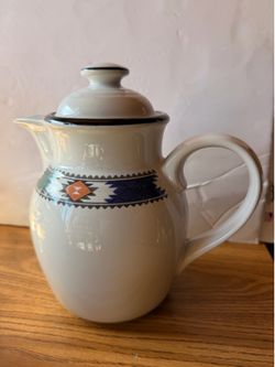 Noritake Kachina Coffee Pot And Lid 8.5”.