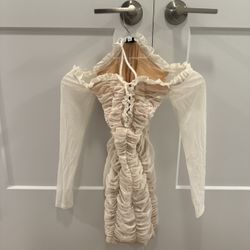 Fashionova White Dress