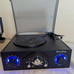 Turntable Vinyl and MP3 Player with Speaker and Recorder
