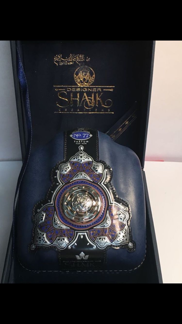 Shaik creations opulent No.77 Blue Pour Homme purchased from Dubai