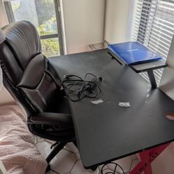 Desk and Chair  Obo Make Offer 