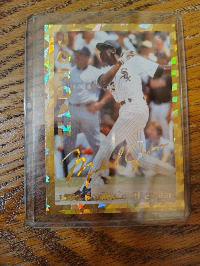 Micheal Jordan 1993 Rookie Of The Year; Chicago White Sox Stadium Sports 1(contact info removed) Card