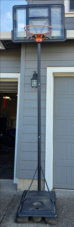 Portable Adjustable Basketball Hoop with Backboard