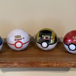 Pokémon 4x Pokeball set