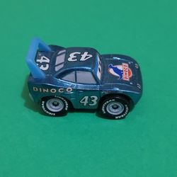 Disney Pixar Cars Mini Racers Metallic Dinoco The King Strip Weathers Loose.