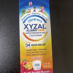 1 Children’s Xyzal Allergy Liquid 
