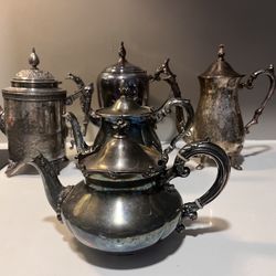 Antique Silver Teapots