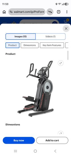 ProForm Carbon HIIT H11T  Elliptical