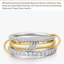Size 7 - Stackable Ring Set 