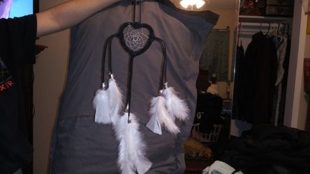 Heart dream catcher