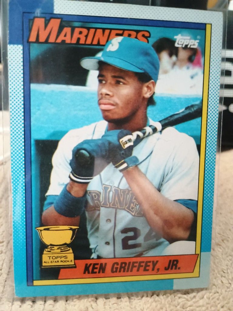Ken Griffey Jr Rookie Error No Back