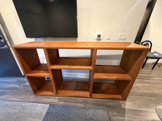 Wood shelving