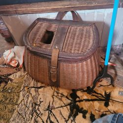 Vintage Trout Basket 