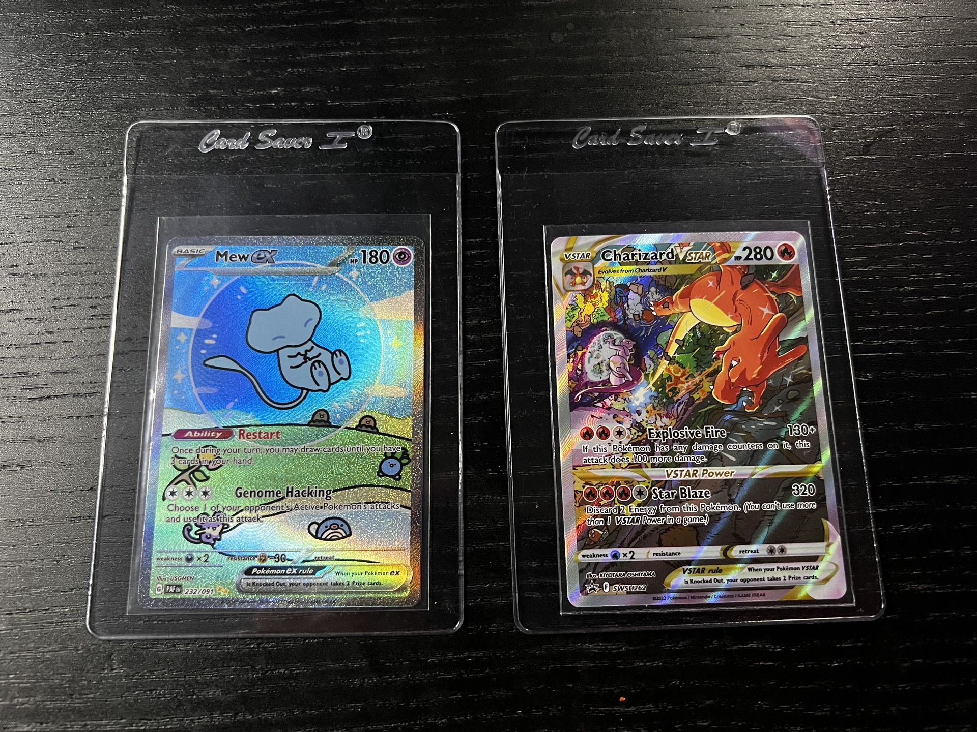 Mew Ex & Charizard V Star