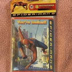 Spider-man 2 Invitations New