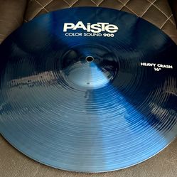 Paiste Color Sound 900  16” Heavy Crash  (New) Blue