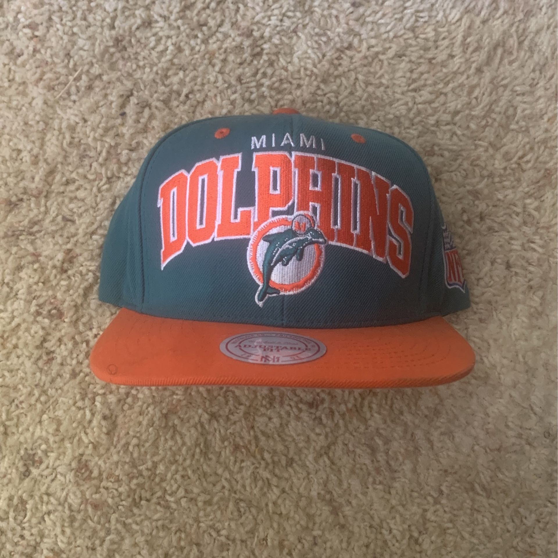 Mitchell & Ness Blue and Orange Miami Dolphins SnapBack Hat for Sale in  Portland, OR - OfferUp