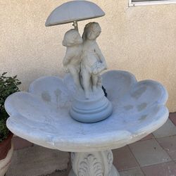 New Water Fountain Made Out Of Cement Perfect Gift 