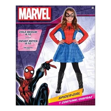 Girls Red Spider-Girl Costume