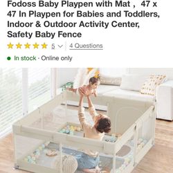 Brand new Baby play pen and Driftaway ergo. Sounds machine all brand new