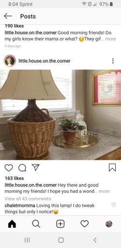 Tall Nightstand Lamp