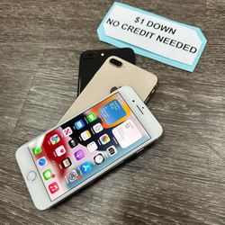 Apple Iphone 8 Plus -PAYMENTS AVAILABLE FOR AS LOW AS $1 DOWN - NO CREDIT NEEDED