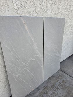 24x48 Opal Gray Indoor Outdoor Porcelain Tile Textured