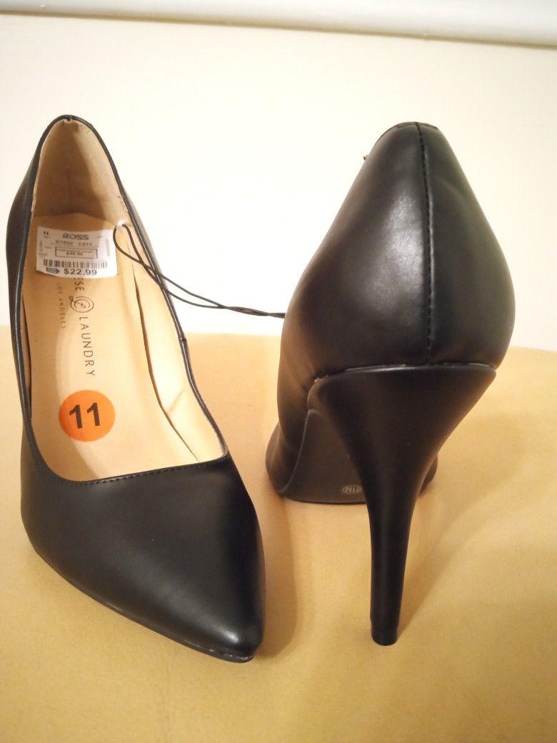 Chinese Laundry Black Pointed Toe Pumps Women's Size 11M