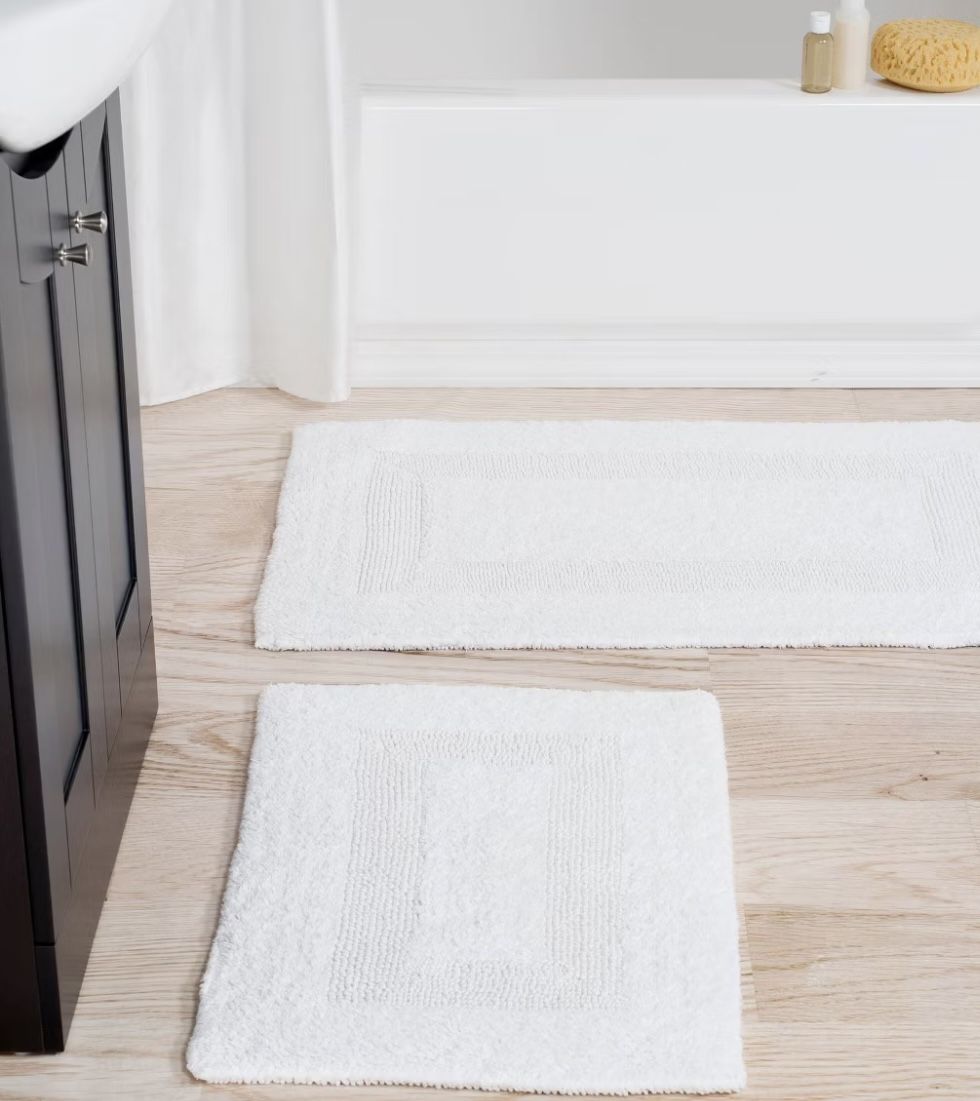 2 Piece Bathroom Rug Set