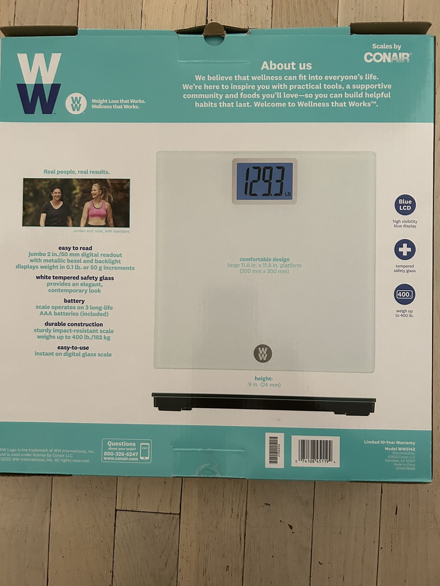 DIGITAL GLASS WEIGHT SCALE